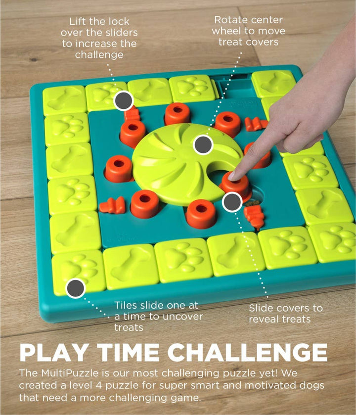 Nina Ottosson - MultiPuzzle Interactive Treat Dog Puzzle Toy