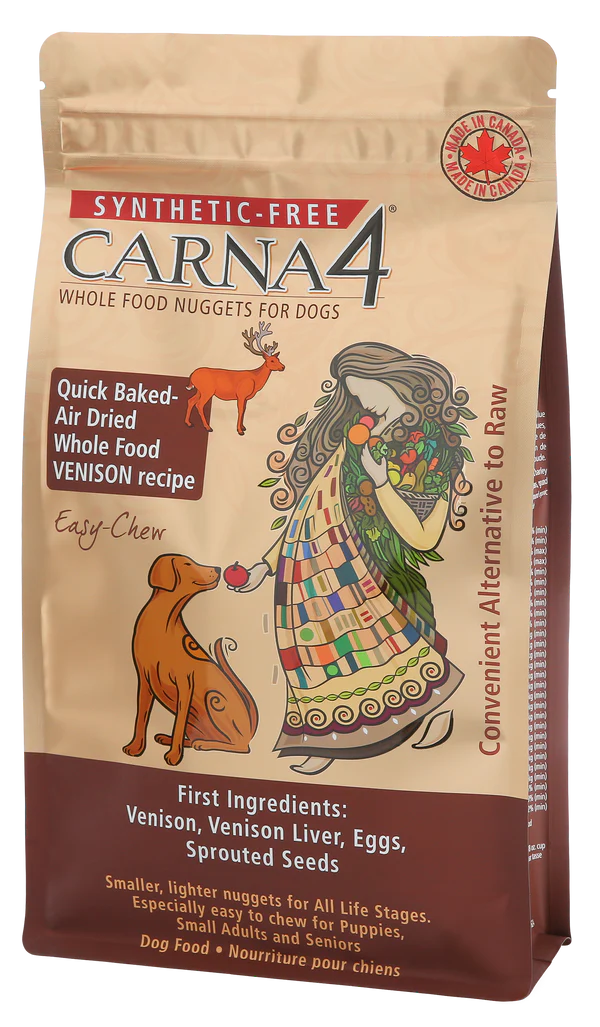 Carna4 - Easy-Chew Dog Food - Venison Recipe 5lb