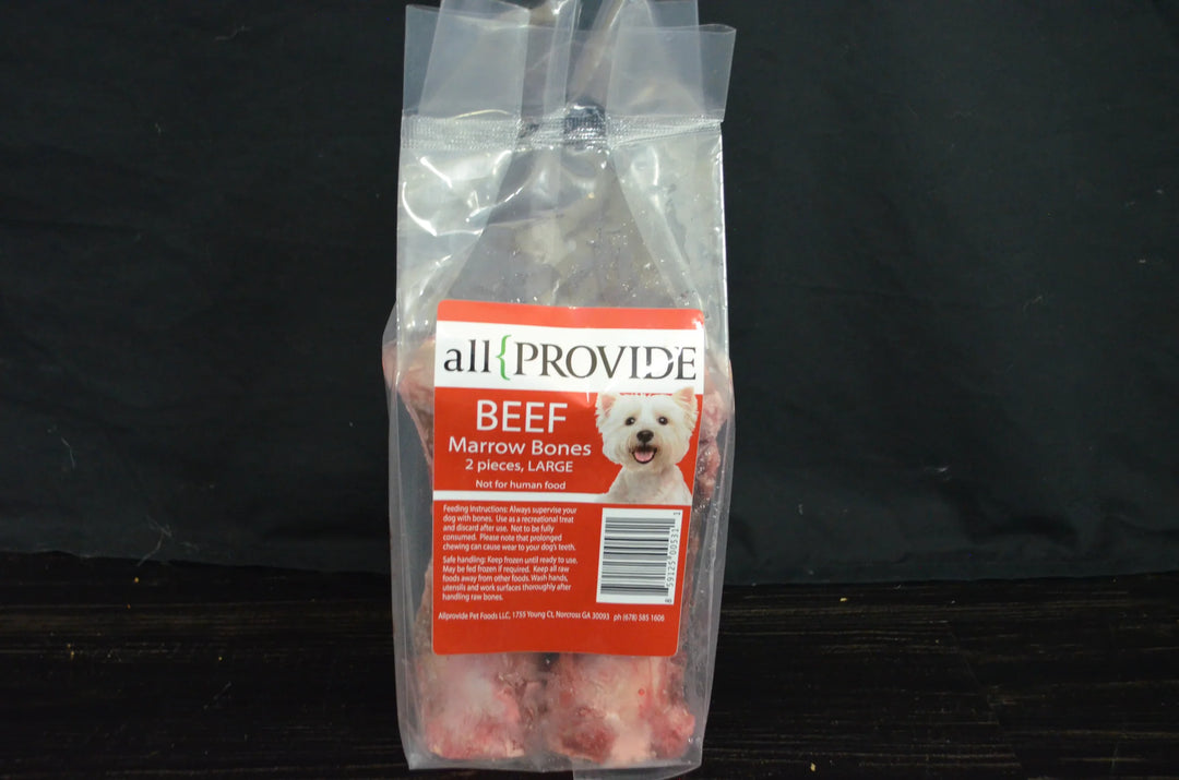 All Provide Frozen Beef Marrow Bones - Large 2pack