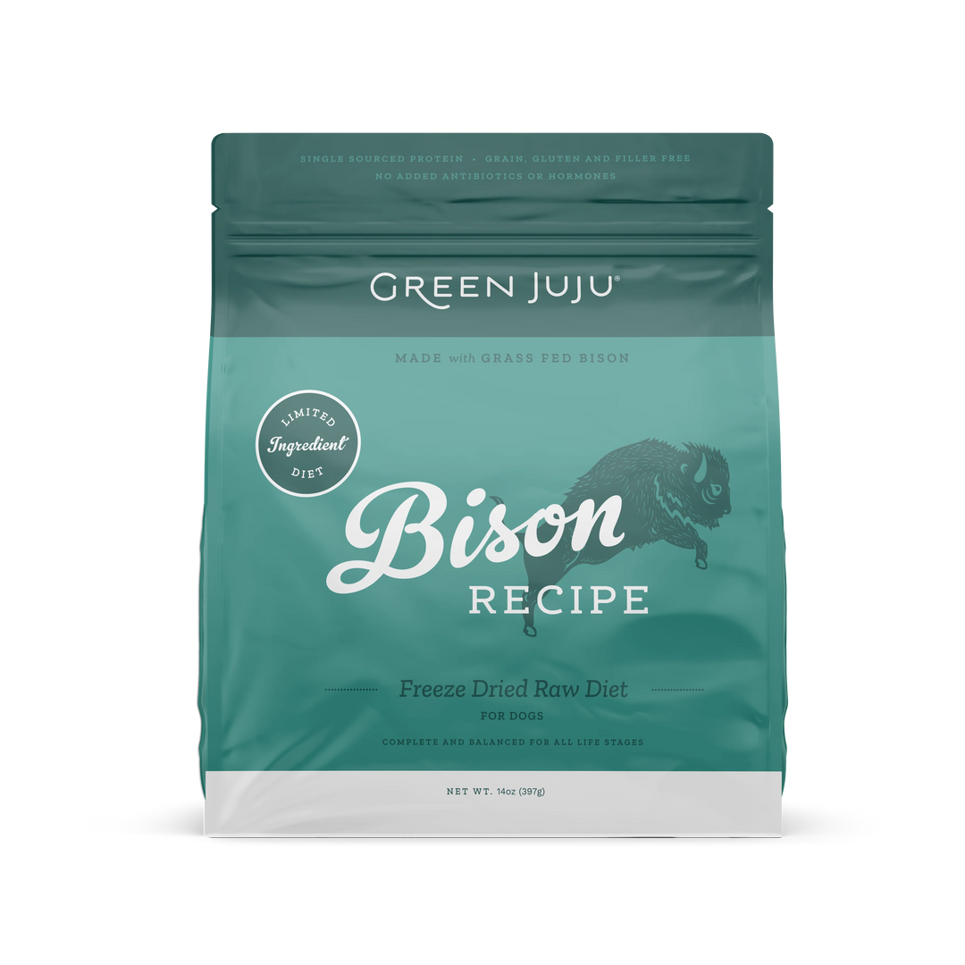 Green Juju Bison Freeze Dried Complete Raw Diet