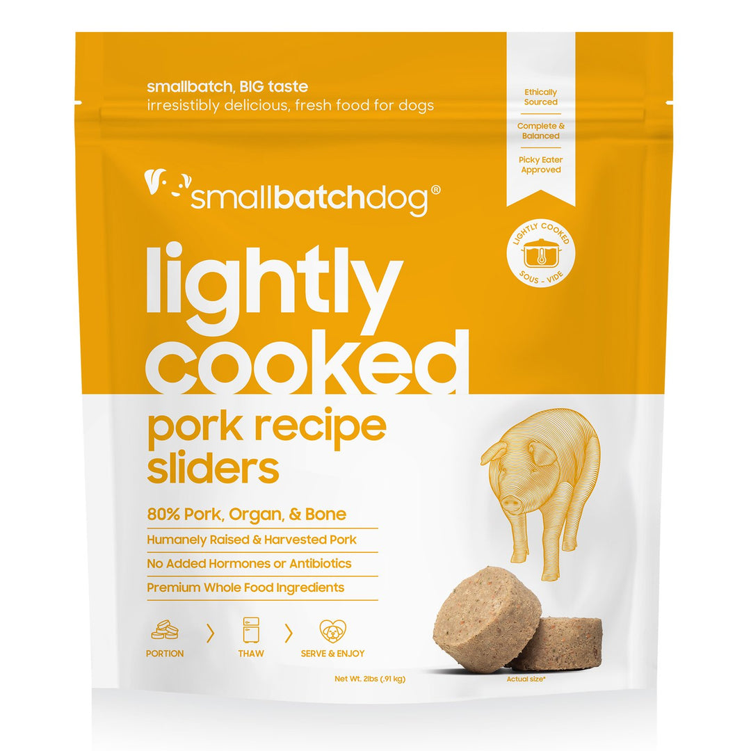 Smallbatch - Lightly Cooked Pork Dog Food 2lb