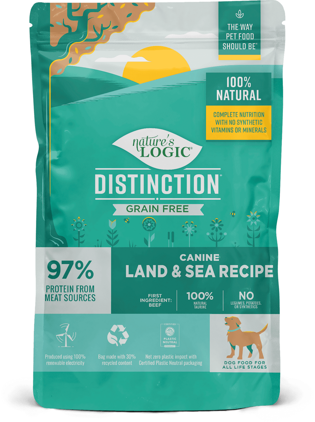 Nature's Logic Distinction - Grain Free Land & Sea Recipe 4.4lb