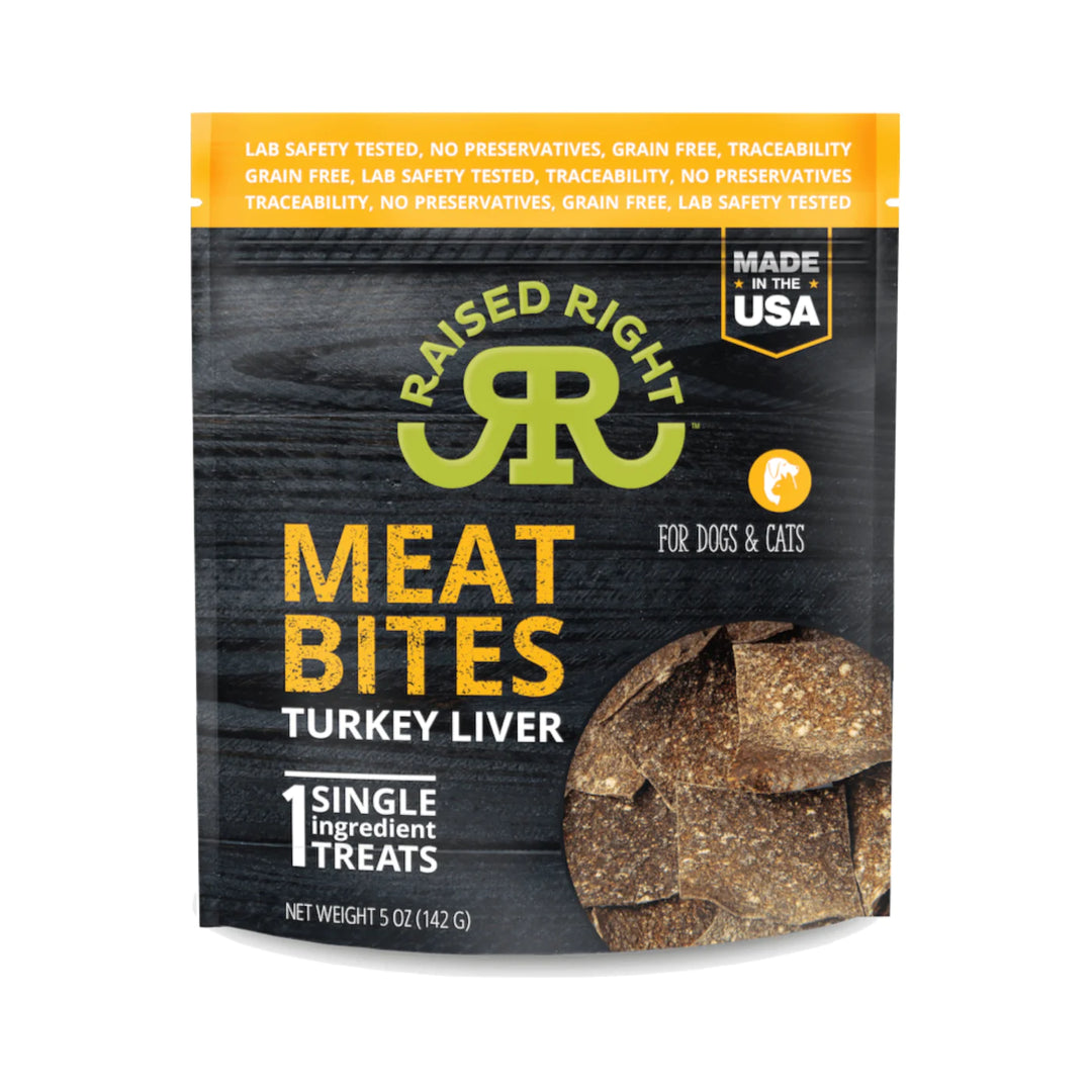 Raised Right - Turkey Liver Dog Treats 5oz