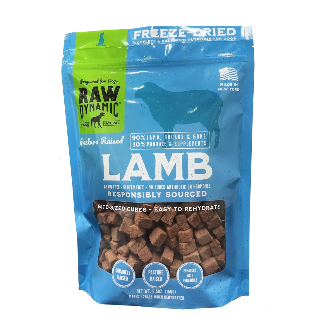 Raw Dynamic Freeze-Dried Pasture Raised Lamb Recipe