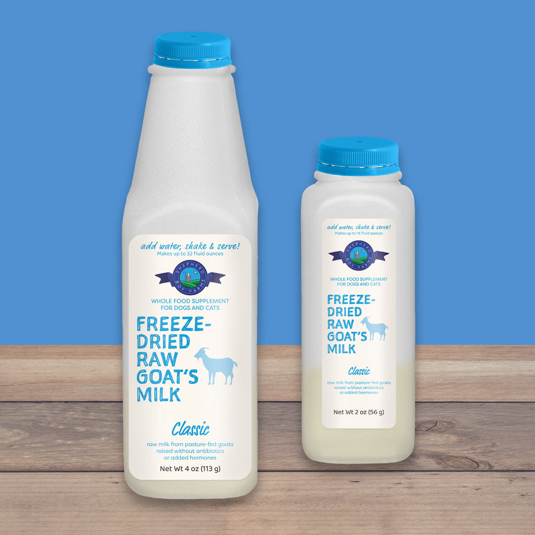 Freeze Dried Raw Goat's Milk - Classic 16oz