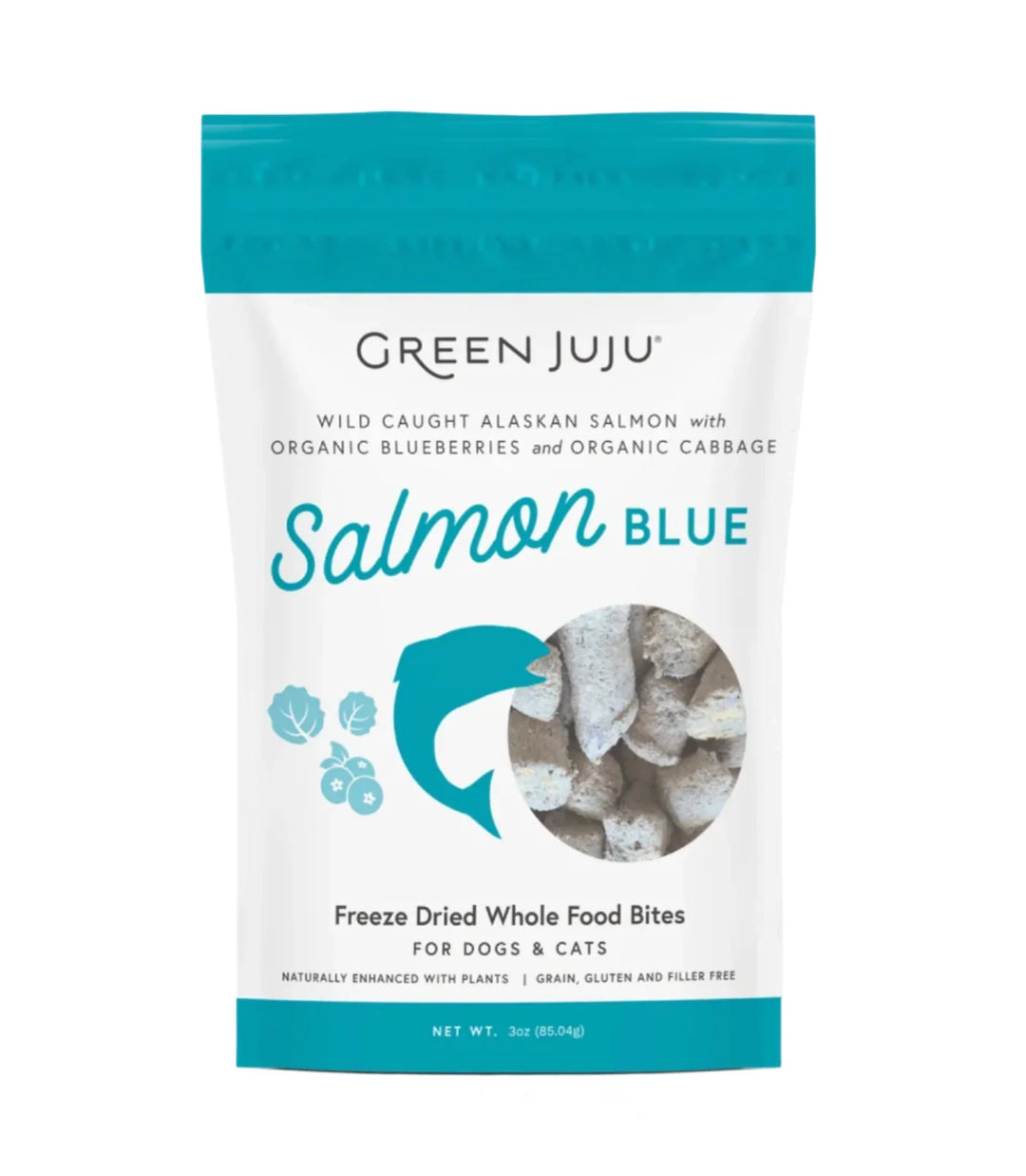 Green Juju - Salmon Blue Dog Treats 3oz
