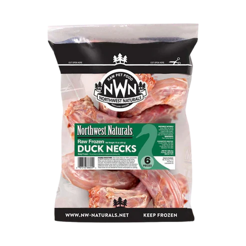 Northwest Naturals - Raw Frozen Duck Necks 6-count
