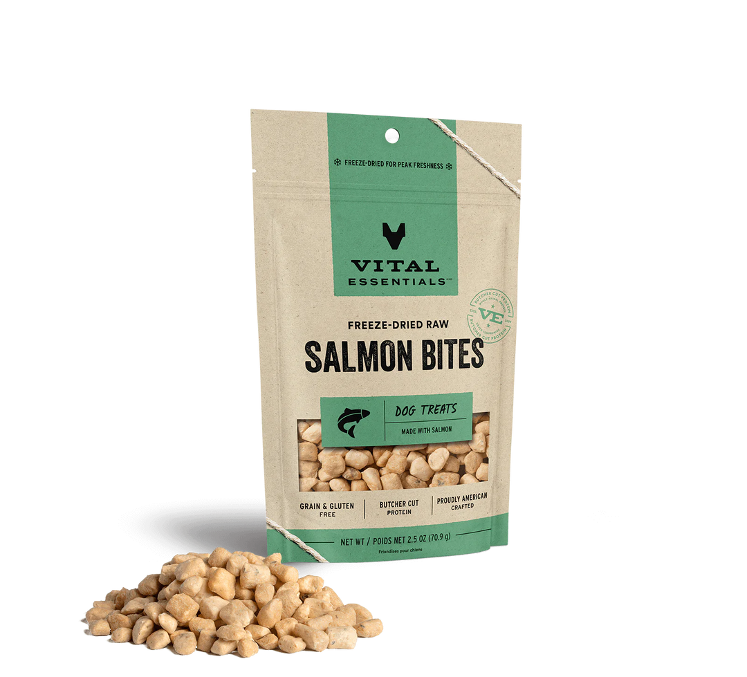 Vital Essentials - Freeze Dried Salmon Bites