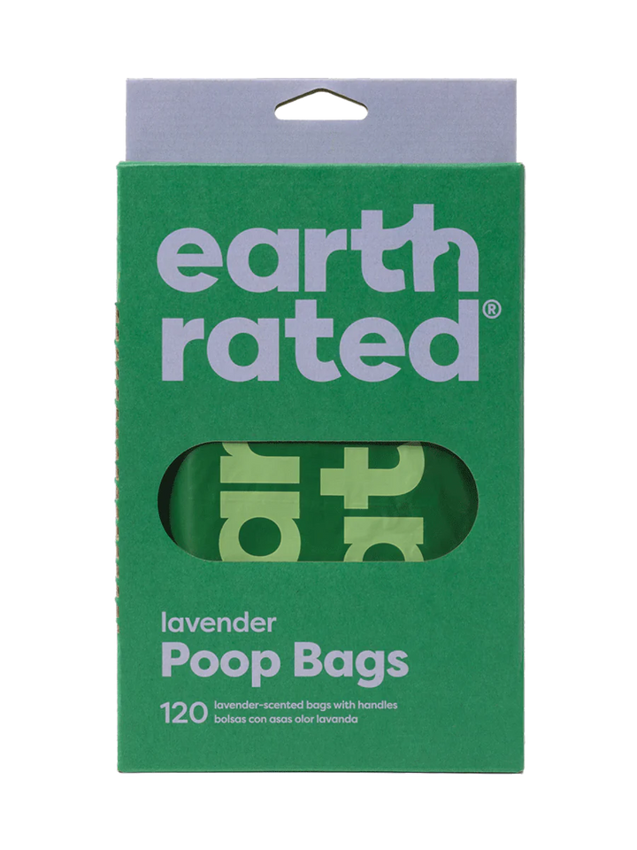 Earth Rated - Lavender Poop Bags with Handles - 120pk