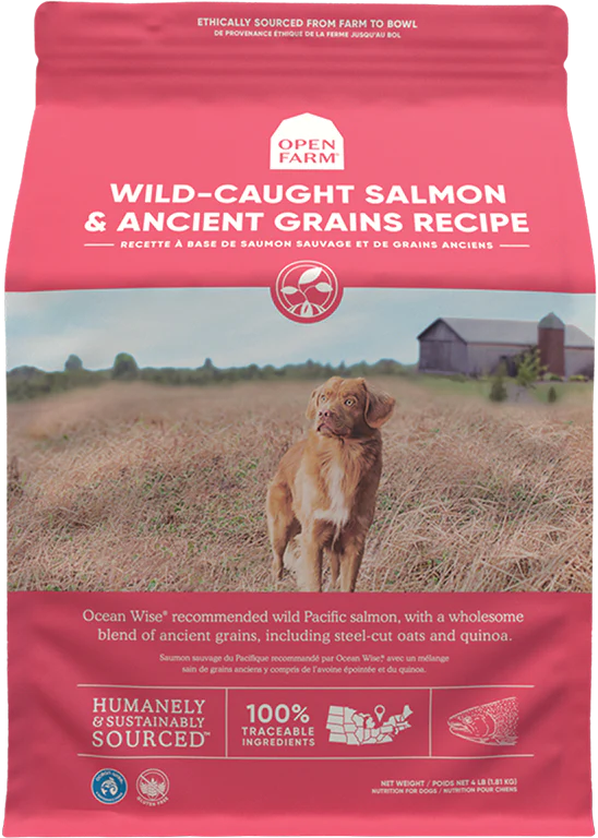 Open Farm - Ancient Grains Wild Caught Salmon Dry Dog Food