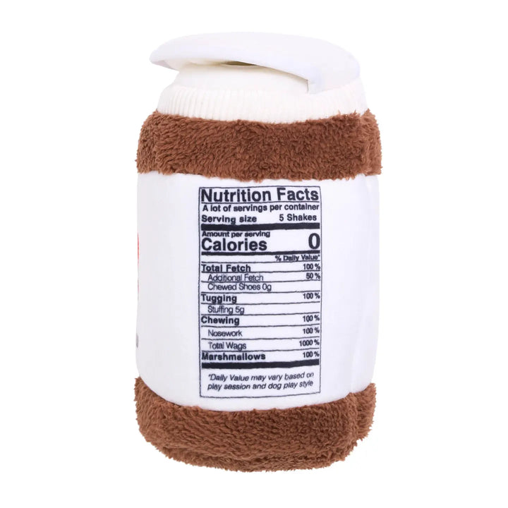 Dog Toy: Bungee Burrow Chocolate Spread Jar