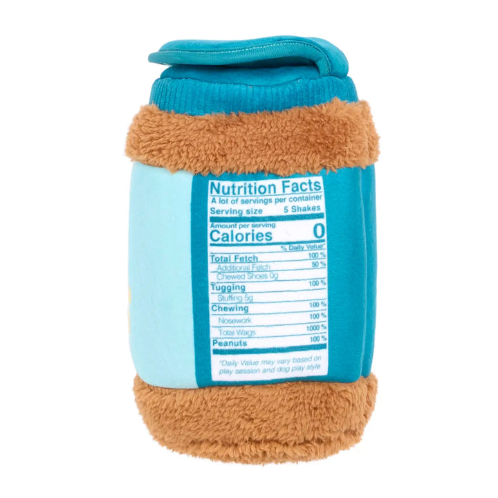 Dog Toy: Bungee Burrow Peanut Butter Jar