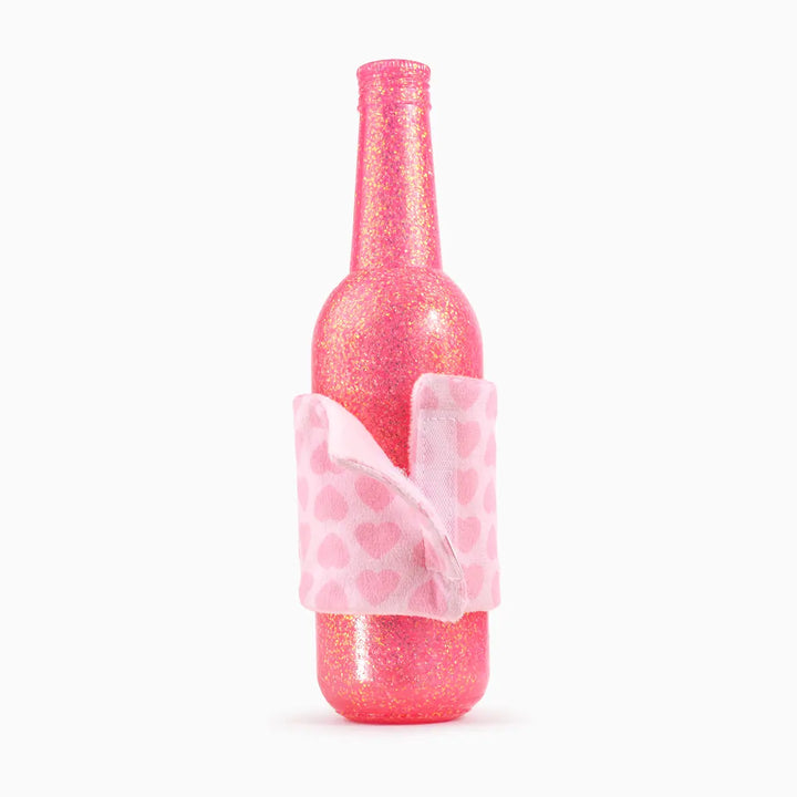 Dog Toy: Love You More Than Wine Rubber Bottle