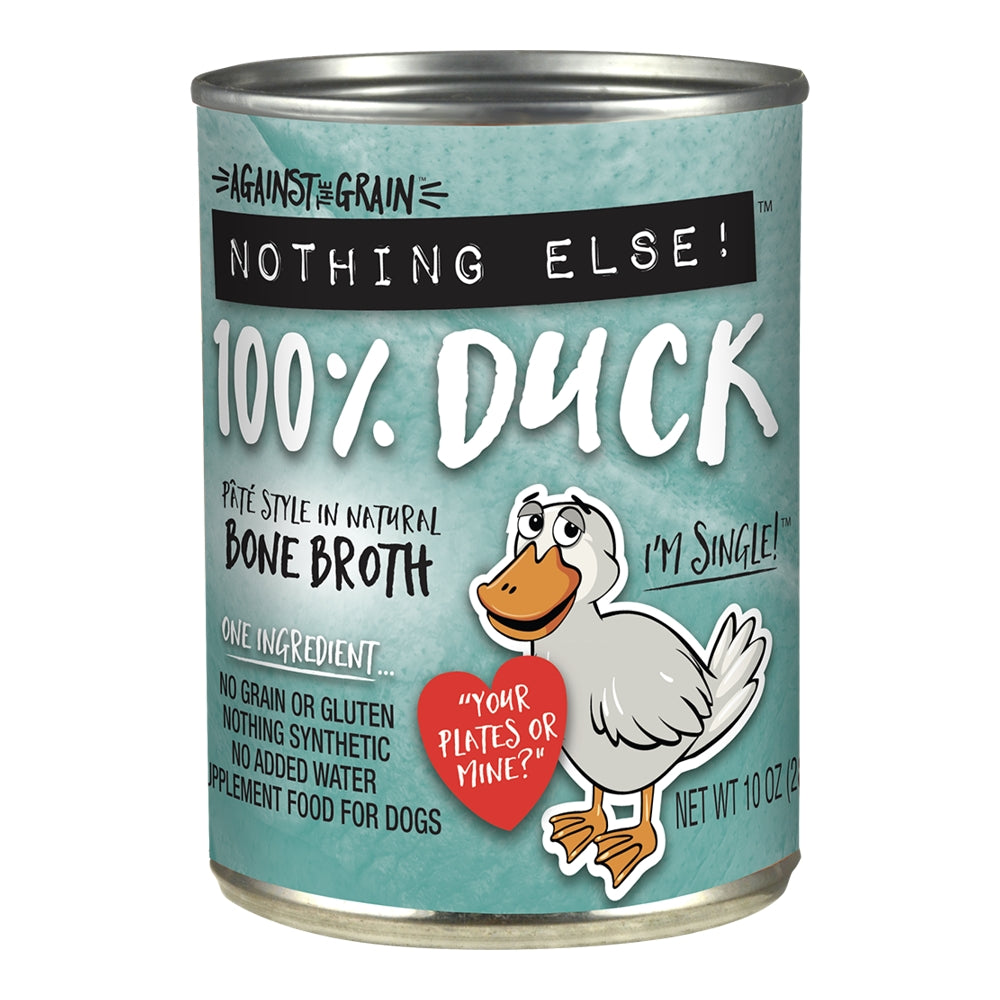 Against The Grain - Dog Food Can Topper: Duck