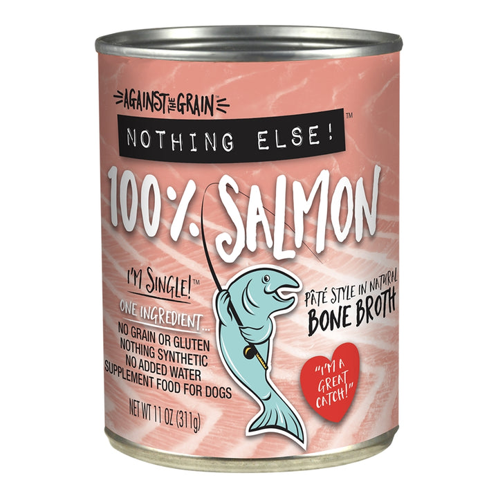 Against The Grain - Dog Food Can Topper: Salmon
