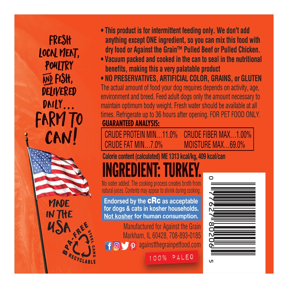 Against The Grain - Turkey Canned Food