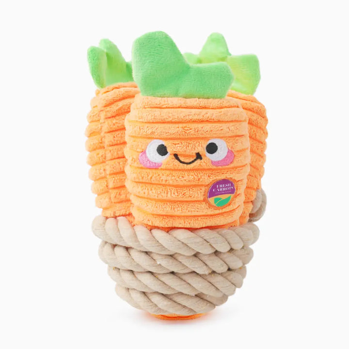 Dog Toy: Carrot Bunch Rope Toy