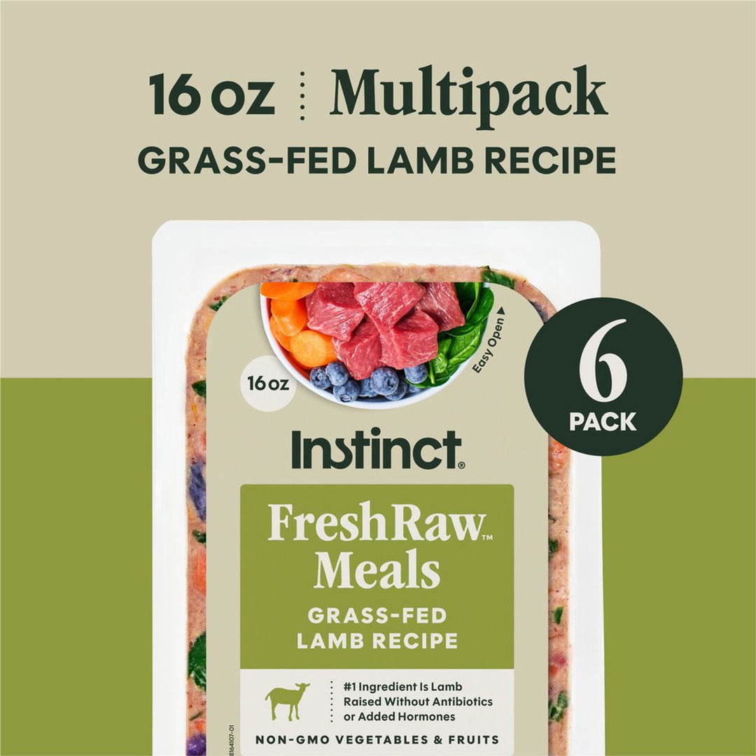 Instinct: Raw Dog Food - Fresh Raw Meals 16oz - 6 pack (Pre-Order)