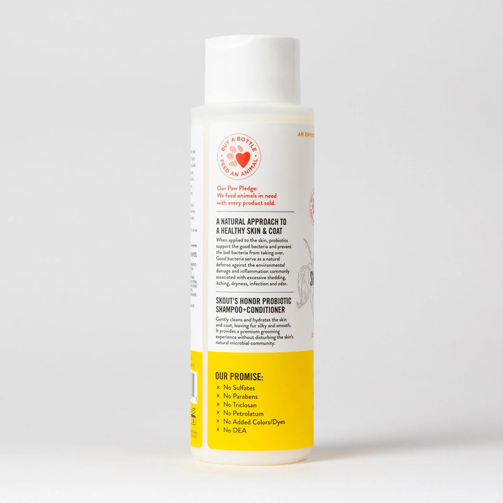Skout's Honor - Probiotic Shampoo & Conditioner - Honeysuckle 16oz