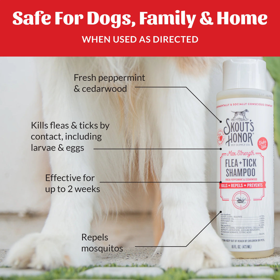 Skout's Honor - Flea & Tick Shampoo 16oz