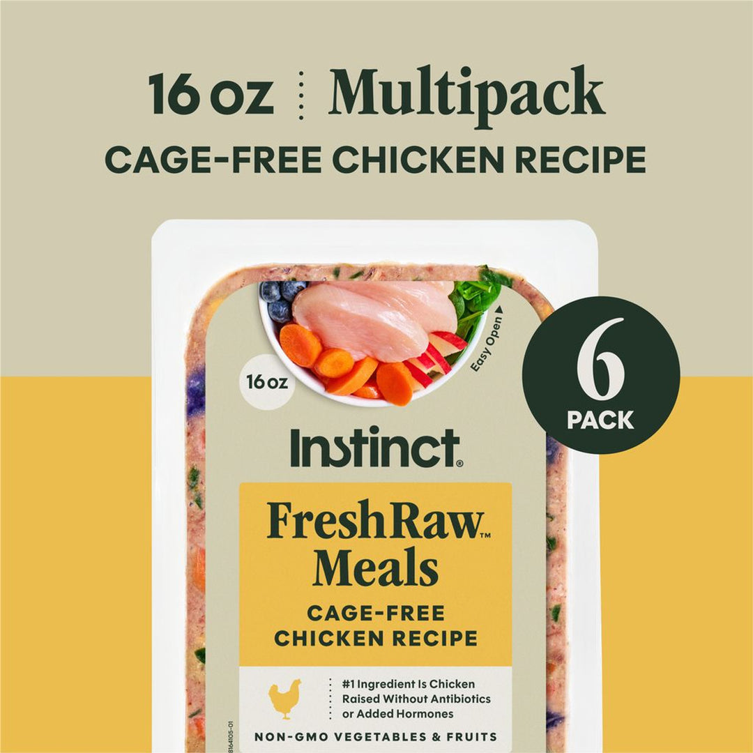 Instinct: Raw Dog Food - Fresh Raw Meals 16oz - 6 pack (Pre-Order)