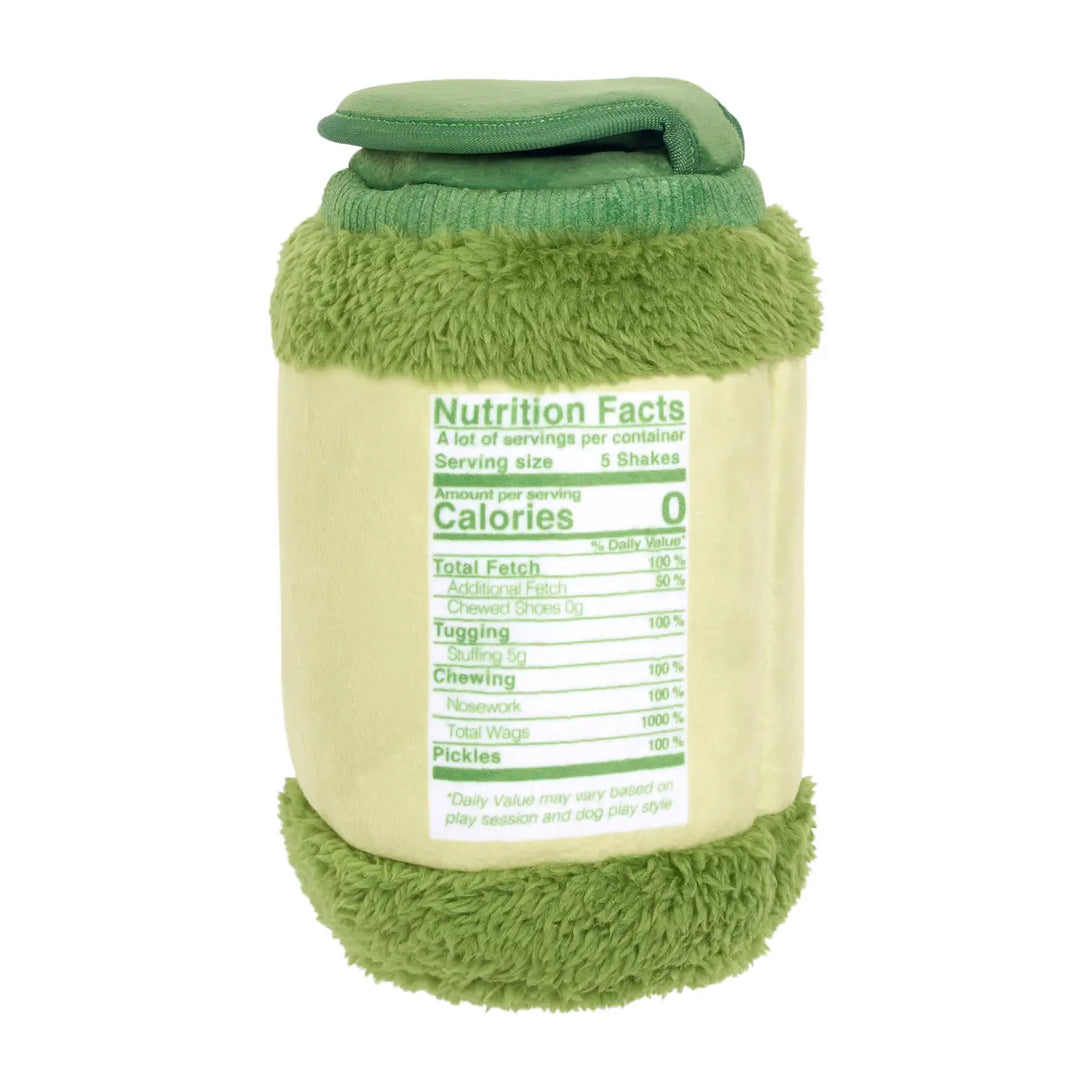 Dog Toy: Bungee Burrow Pickle Jar Plush