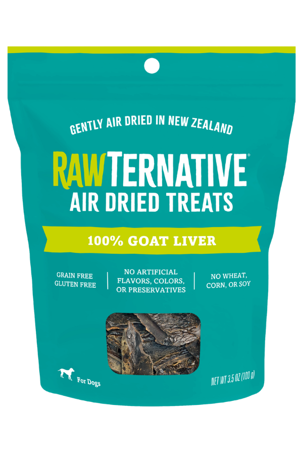 Rawternative - Air Dried Goat Liver Dog Treats 3.5oz