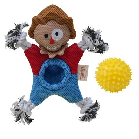 Dog Toy: Territory Scarecrow 2-in-1