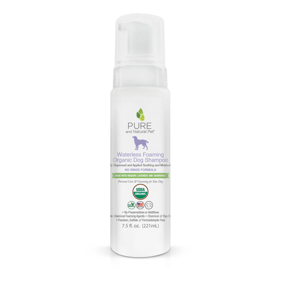 Pure & Natural Pet - Organic Waterless Foaming Dog Shampoo