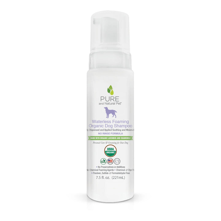 Pure & Natural Pet - Organic Waterless Foaming Dog Shampoo