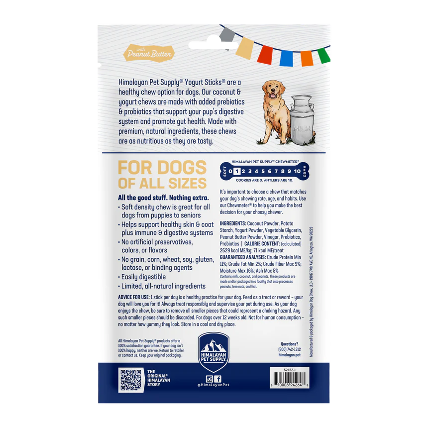 Yogurt Sticks - Peanut Butter (5-pack)