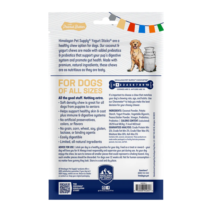 Yogurt Sticks - Peanut Butter (5-pack)