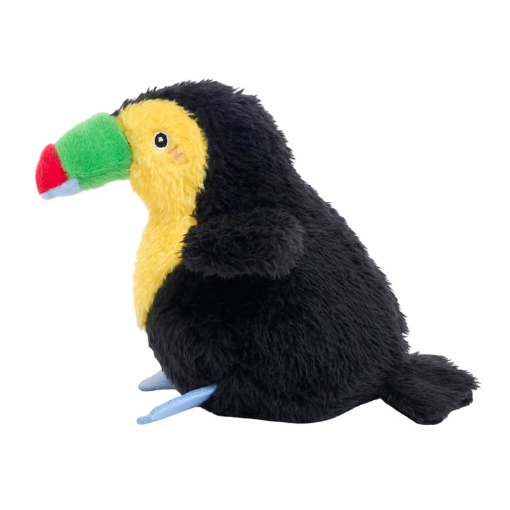 Dog Toy: 2-in-1 Birdiez Toucan