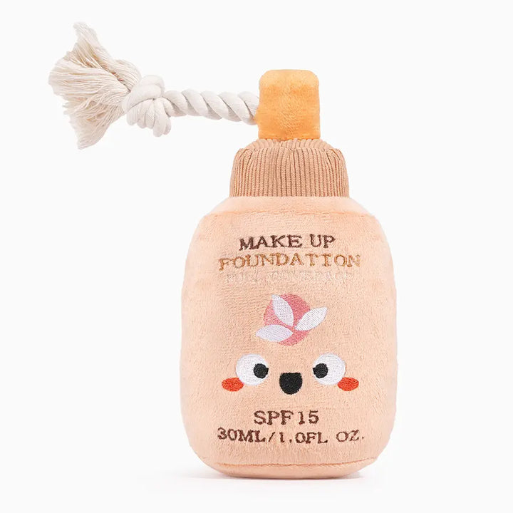 Dog Toy: Makeup Foundation Plush