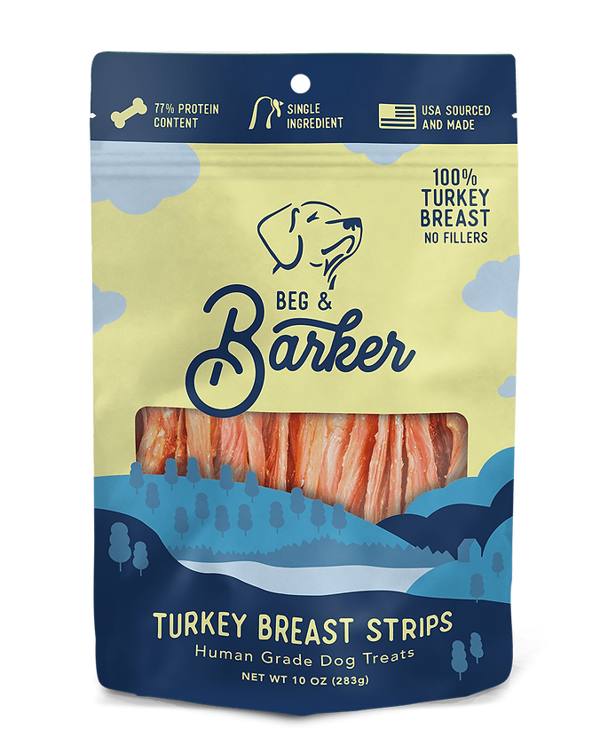 Beg & Barker - Air Dried Turkey Breast Strips 4oz