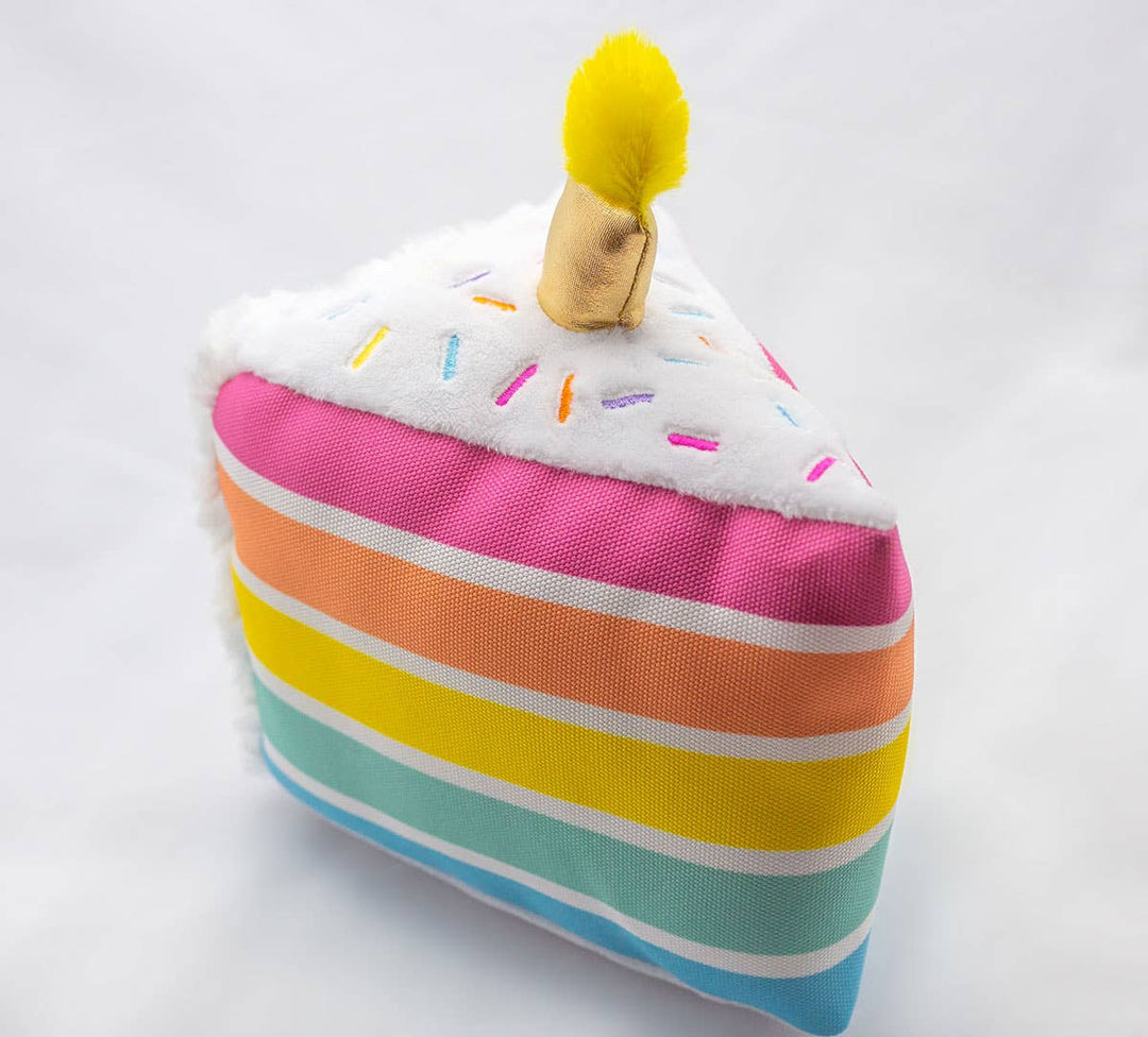 Birthday 5-Layer Cake Plush Dog Toy