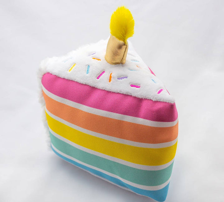 Birthday 5-Layer Cake Plush Dog Toy