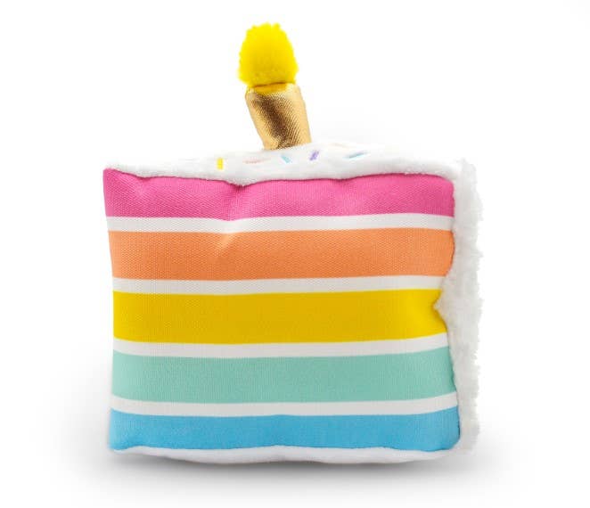 Birthday 5-Layer Cake Plush Dog Toy