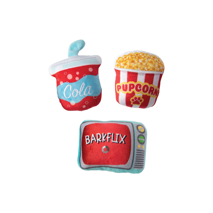 Dog Toy: Barkflix Plush Set Small 3pc