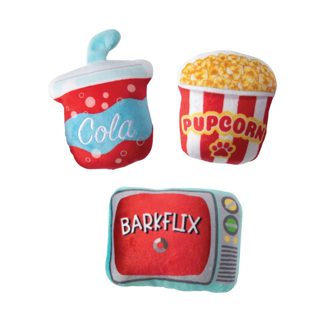 Dog Toy: Barkflix Small Dog Toy Set (3pc)