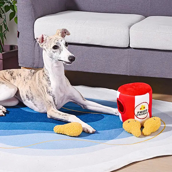 Dog Toy: Fried Chicken Interactive Toy
