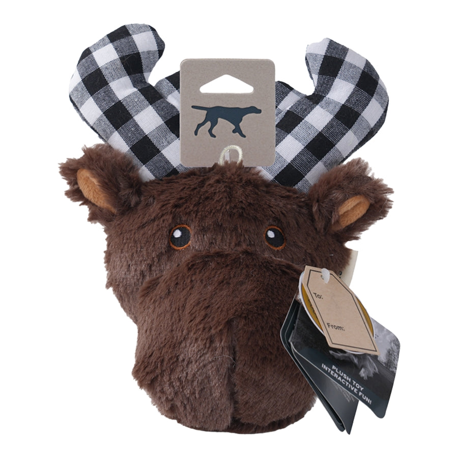 Dog Toy: 2-in-1 Moose 5"