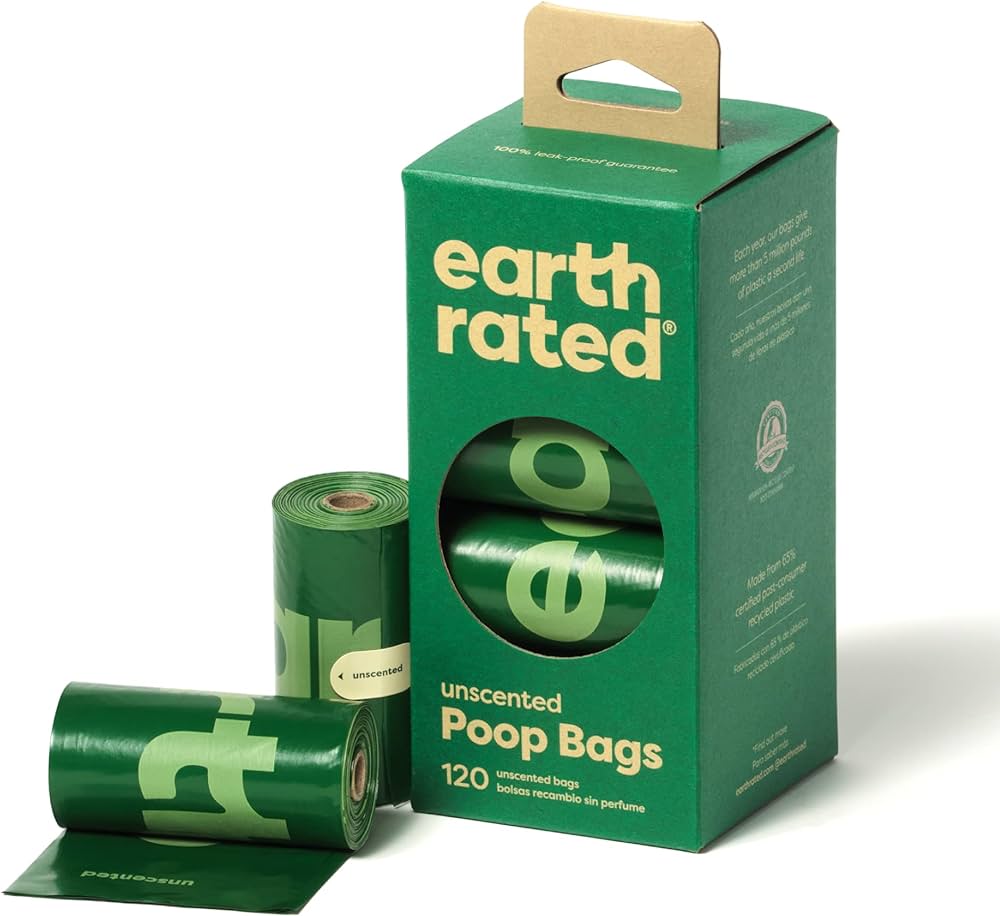 Earth Rated - Unscented Poop Bags 120ct