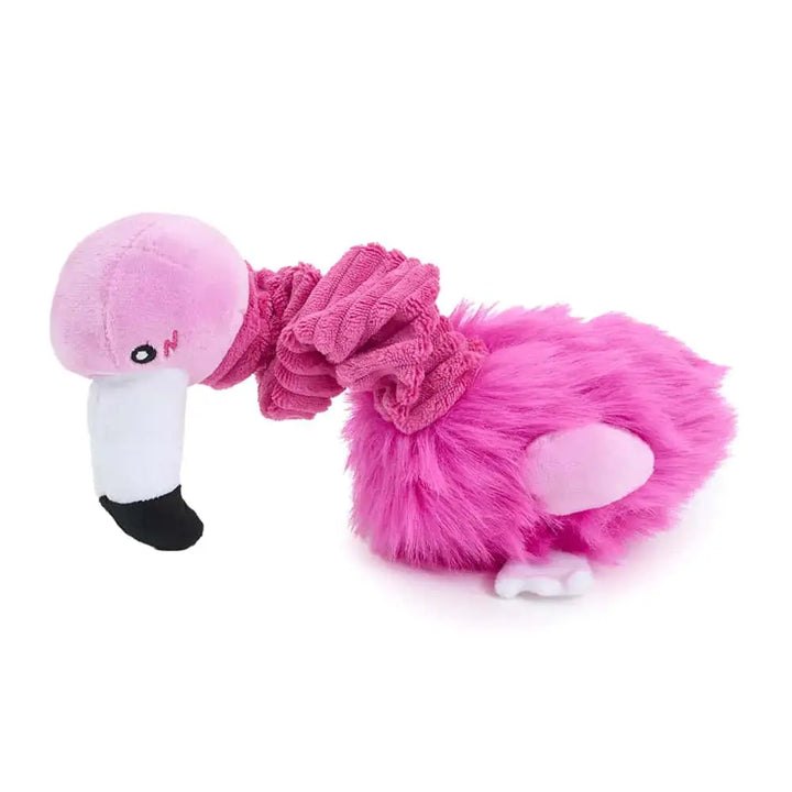 Dog Toy: Bungee Buddiez Flamingo Rope