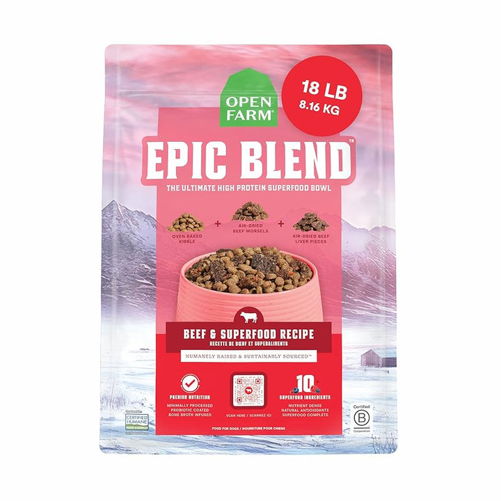 Open Farm - Epic Blend Dog Food 18lb (Pre-Order)