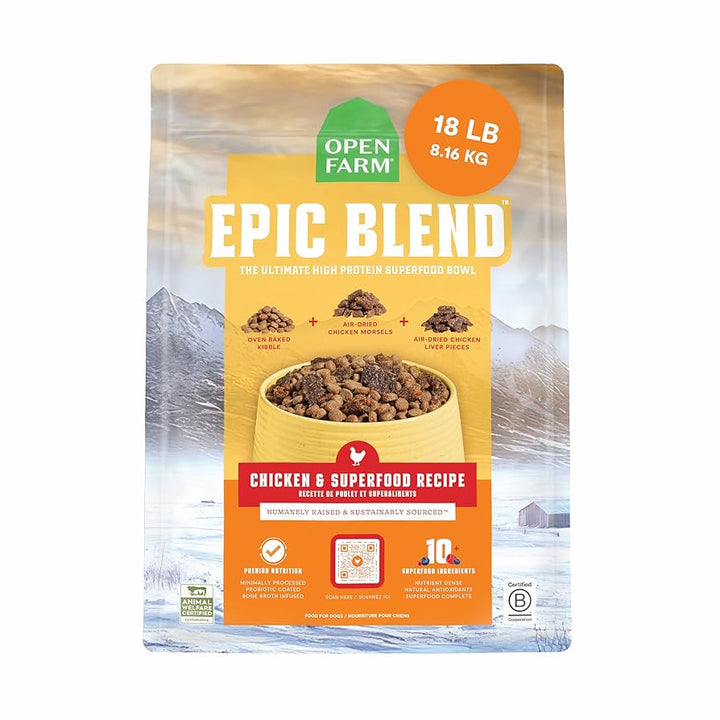 Open Farm - Epic Blend Dog Food 18lb (Pre-Order)