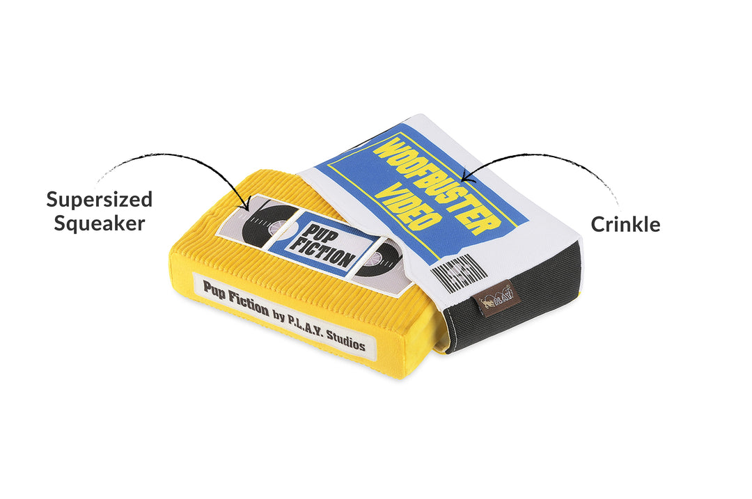Dog Toy: 90s Classic - Woofbuster Video Tape