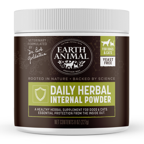 Earth Animal - Natural Flea & Tick Daily Herbal Powder Supplement 8oz