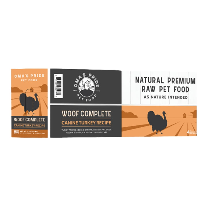 Oma's Pride Compleat: Raw Dog Food - 18lb Bulk Box (Pre-Order)