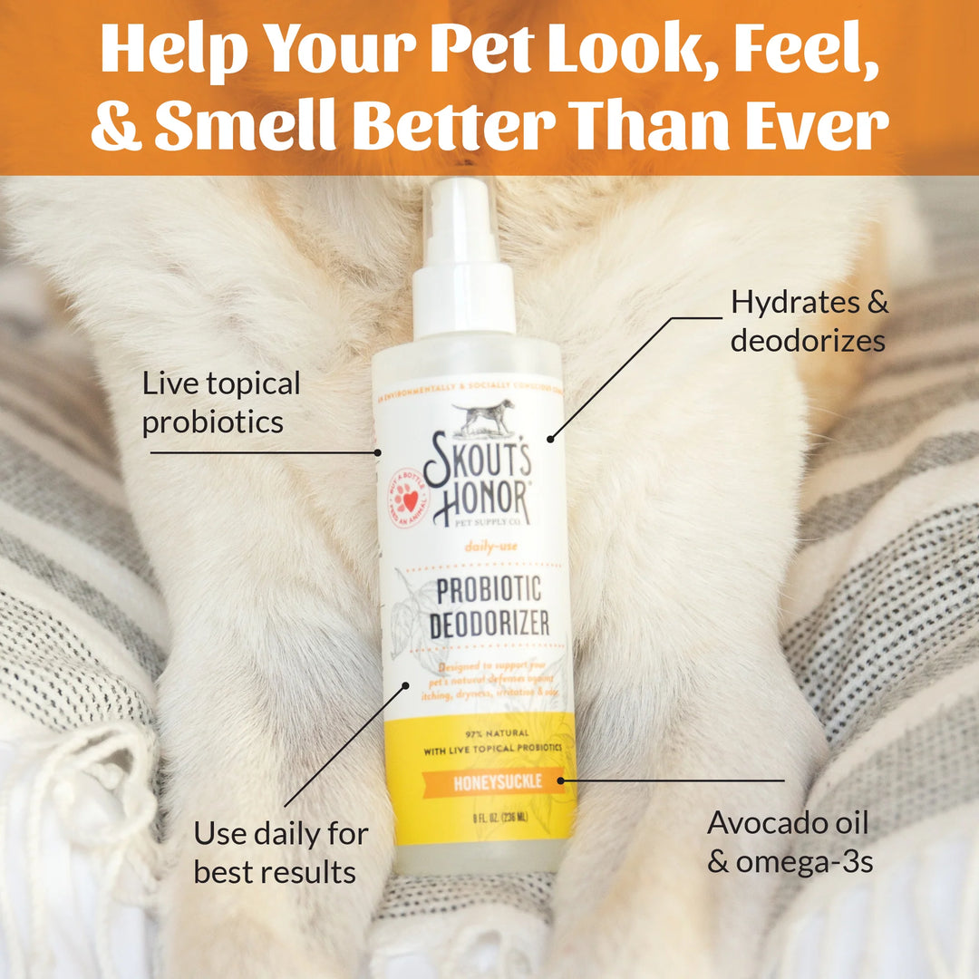 Skout's Honor - Honeysuckle Probiotic Deodorizer 8oz